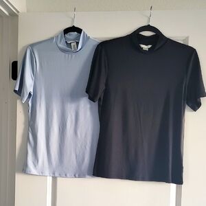 Turtle Neck Short Sleeves